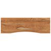 vidaXL Bor&eth;plata 160x50x2,5 cm R&eacute;tthyrnd Gegnheill Akas&iacute;uvi&eth;ur