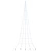 vidaXL LED j&oacute;latr&eacute; me&eth; jar&eth;sp&yacute;tum Kaldur hv&iacute;tur 511 cm metal