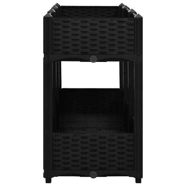 vidaXL Upphækkað Blómaker 120x40x71 cm Pólýprópýlen