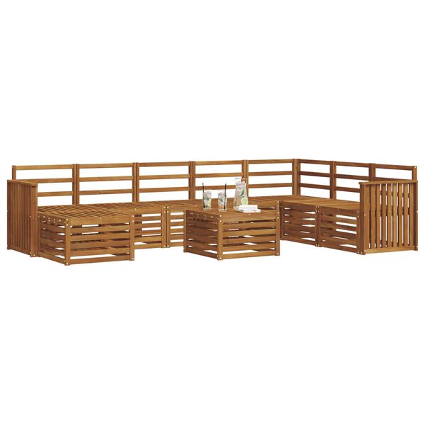 vidaXL S&oacute;fasett N&aacute;tt&uacute;rulegur Hrein akas&iacute;utr&eacute;