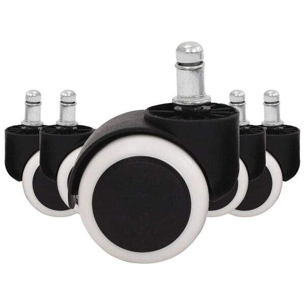 vidaXL Snúningshjól fyrir Skrifstofustóla 5 stk