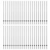 vidaXL Gir&eth;ingarp&oacute;stur 44 pcs Gr&aacute;r 200 cm St&aacute;l