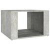vidaXL N&aacute;ttbor&eth; Steypugr&aacute;tt 57x55x36 cm Samsettur Vi&eth;ur