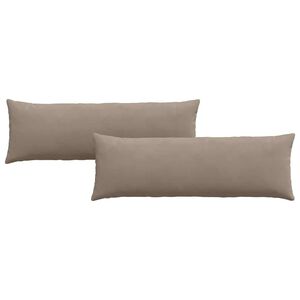 vidaXL S&oacute;fap&uacute;&eth;ar 2 pcs M&oacute;gr&aacute;r 120 x 40 cm d&uacute;kur