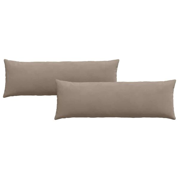 vidaXL S&oacute;fap&uacute;&eth;ar 2 pcs M&oacute;gr&aacute;r 120 x 40 cm d&uacute;kur