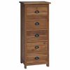vidaXL R&uacute;ll&oacute;&eth;apall N&aacute;tt&uacute;rulegur 45 x 35 x 110 cm Solid teak vi&eth;ur