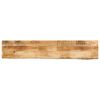 vidaXL Bor&eth;plata 180x40x2,5cm N&aacute;tt&uacute;rulegar Br&uacute;nir Gegnheill Mang&oacute;vi&eth;ur