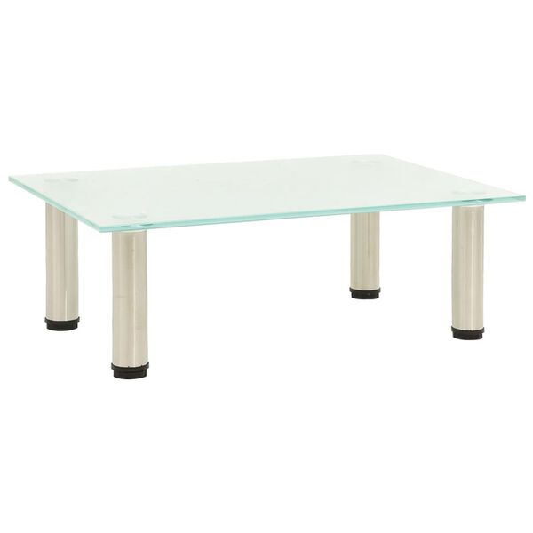 vidaXL Sjónvarpsstandur Hrímaður 40x35x17 cm Hert Gler