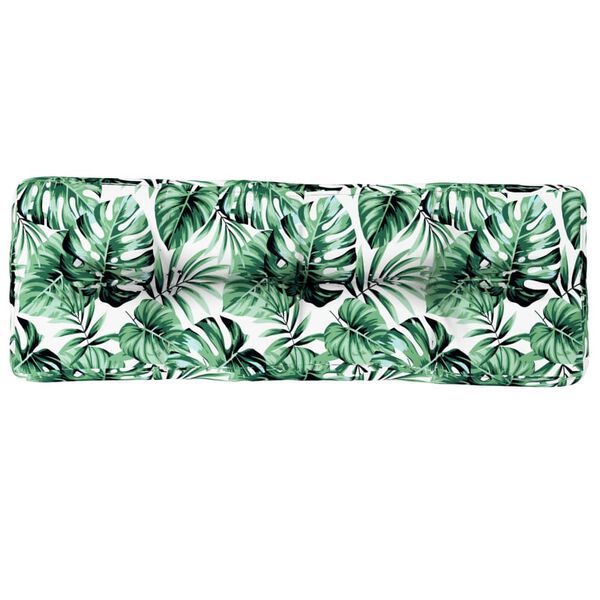 vidaXL Sessa fyrir Brettas&oacute;fa Laufamynstur 120x40x12 cm Efnis&aacute;kl&aelig;&eth;i