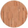 vidaXL Bor&eth;plata &Oslash;70x1,5 cm Kringl&oacute;tt Gegnheilt Beyki