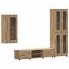 vidaXL Sj&oacute;nvarpssk&aacute;pasett FLORIN 3 pcs Artisan Eik Samsettur vi&eth;ur