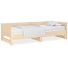 vidaXL &Uacute;tdraganlegur Svefns&oacute;fi Gegnheil Fura 2x(80x200)cm