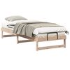 vidaXL Ramsv&iacute;k Br&uacute;nn 90 x 210 cm Solid furuhikk