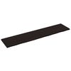 vidaXL Ba&eth;herbergisbor&eth;plata Br&uacute;nn 120x30x(2-4)cm Me&eth;h&ouml;ndla&eth;ur Vi&eth;ur