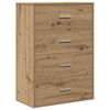 vidaXL Vi&eth;beinteyfla Artisan Eik 60 x 31 x 84 cm Samsettur vi&eth;ur