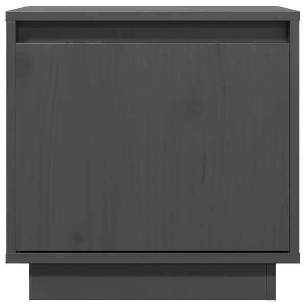 vidaXL N&aacute;ttbor&eth; Gr&aacute;tt 40x30x40 cm Gegnheil Fura