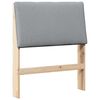 vidaXL B&oacute;lstru&eth; r&uacute;mgafl Lj&oacute;sgr&aacute;r 75 cm Solid furuhikk
