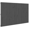 vidaXL Vegghengdur H&ouml;f&eth;agafl Gr&aacute;r 185x3x110 cm Gegnheil Fura