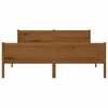 322113 vidaXL Bed Frame Solid Pinewood Honey Brown 140x200 cm