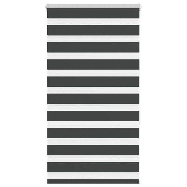 vidaXL Zebra Gard&iacute;na Sv&ouml;rt 90x150 cm Efni Breidd 85,9 cm P&oacute;l&yacute;ester