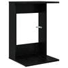 vidaXL Hli&eth;arbor&eth; Svartur Eik 40 x 38 x 62,5 cm Samsettur vi&eth;ur