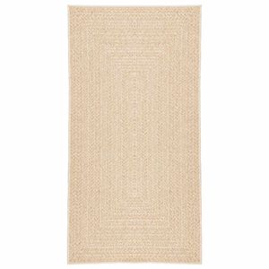 vidaXL g&oacute;lfmotta "ZIZUR" Beige 60x110 cm Jute Look innan og utan