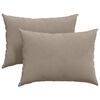 vidaXL S&oacute;fap&uacute;&eth;ar 2 pcs M&oacute;gr&aacute;r 70 x 50 cm d&uacute;kur