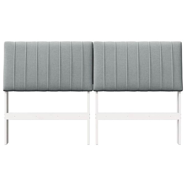 vidaXL B&oacute;lstru&eth; r&uacute;mgafl Lj&oacute;sgr&aacute;r 150 cm Solid furuhikk