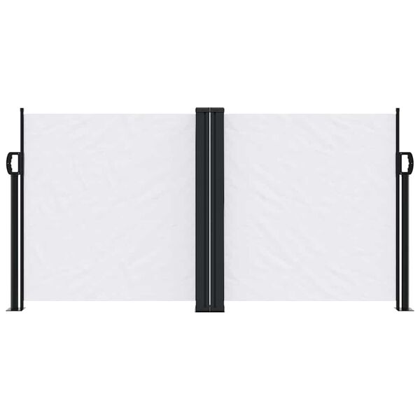 vidaXL &Uacute;tdraganlegur Hli&eth;arskj&oacute;lveggur Hv&iacute;tur 120x1000 cm