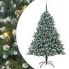 vidaXL Gervi j&oacute;latr&eacute; me&eth; 300 LED Gr&aelig;nn 180 cm PVC, plast og st&aacute;l