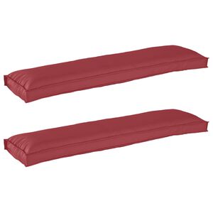 vidaXL P&uacute;&eth;asett &aacute; pall 2 pcs K&oacute;ngabl&aacute;r 100 x 40 x 8 cm Oxford efni