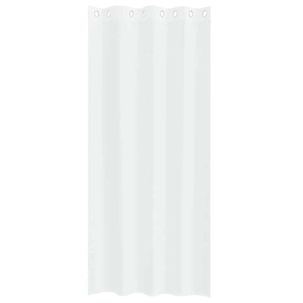 vidaXL Voile gard&iacute;na 2 pcs Hv&iacute;tt 245 x 140 cm P&oacute;l&yacute;ester