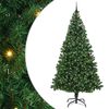 vidaXL Gervi j&oacute;latr&eacute; me&eth; 300 LED Gr&aelig;nn 240 cm PVC, st&aacute;l og plast