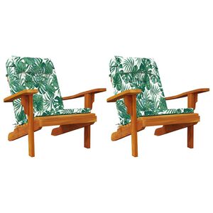 vidaXL St&oacute;lap&uacute;&eth;ar Lauf 2 pcs Bladmyll 58 x 77 x 4,5 cm Oxford efni