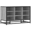 vidaXL sk&oacute;bekkur Gr&aacute;r Sonoma 84x40x53,5 cm Hanna&eth;ur vi&eth;ur og m&aacute;lmur
