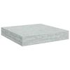 vidaXL Vegghilla Steypugr&aacute;ar 23x23,5x3,8 cm MDF