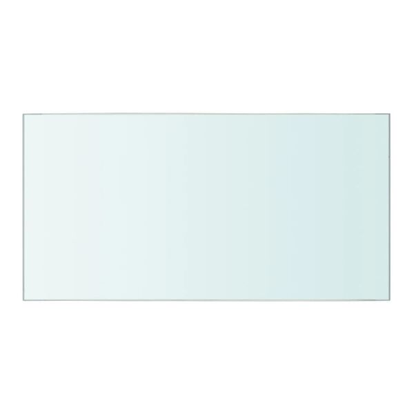 vidaXL Glerhilla 2 stk. Glær 40x20 cm