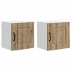 vidaXL Eldh&uacute;s sk&aacute;pur Kalmar 2 pcs Artisan Eik 40 x 31 x 40 cm