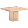 vidaXL Bor&eth;stofubor&eth; 120x120x77 cm Gegnheill Mang&oacute;vi&eth;ur