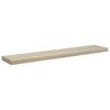 vidaXL Vegghengdar Hillur 2 stk. Eikarlitaðar 120x23,5x3,8 cm MDF