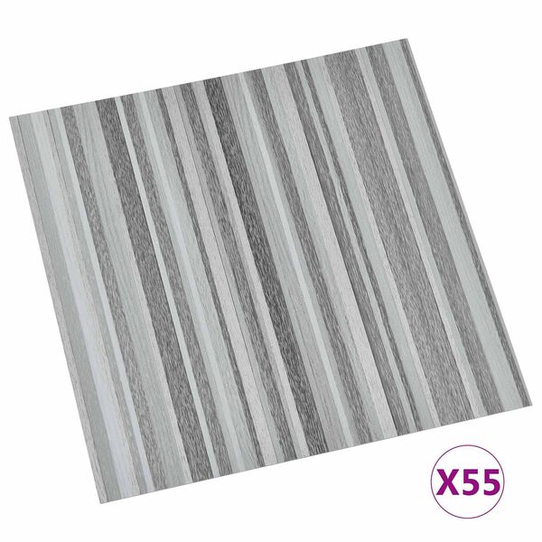 vidaXL G&oacute;lflagnir 55 pcs Lj&oacute;sgr&aacute;r 5,11 m&sup2; PVC