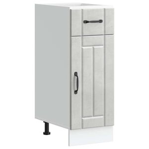 vidaXL Eldh&uacute;sundirsk&aacute;pur Lucca Steypugr&aacute;r Samsettur Vi&eth;ur