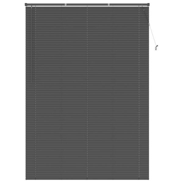 vidaXL Venes&iacute;skur blindur Silfur gr&aacute;tt 213 x 150 cm PVC