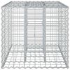 vidaXL Gabion h&aelig;kka&eth; r&uacute;m Silfur 100 x 60 x 55 cm Galvaniserad st&aacute;l