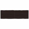 vidaXL Bor&eth;plata D&ouml;kkgr&aacute; 160x50x(2-4) cm Me&eth;h&ouml;ndlu&eth; N&aacute;tt&uacute;rul. Br&uacute;nir