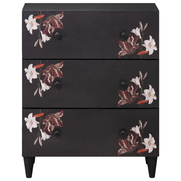 vidaXL Geymsk&aacute;pur Marglitur 60 x 33,5 x 75 cm Hart mang&oacute;tr&eacute;