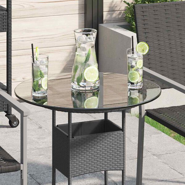 vidaXL Bor&eth;plata Hert Gler Hringlaga 500 mm