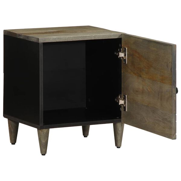 vidaXL n&aacute;ttbor&eth;ssk&aacute;par 2 stk Lj&oacute;sgr&aacute;r 40x33x46 cm Solid Wood Mang&oacute;