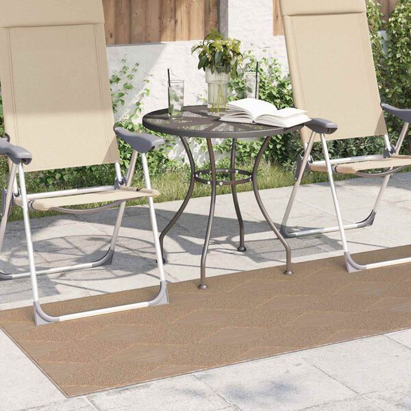 vidaXL Sv&aelig;&eth;isteppi AGIRA N&aacute;tt&uacute;rulegur 150 x 80 cm P&oacute;l&yacute;ester