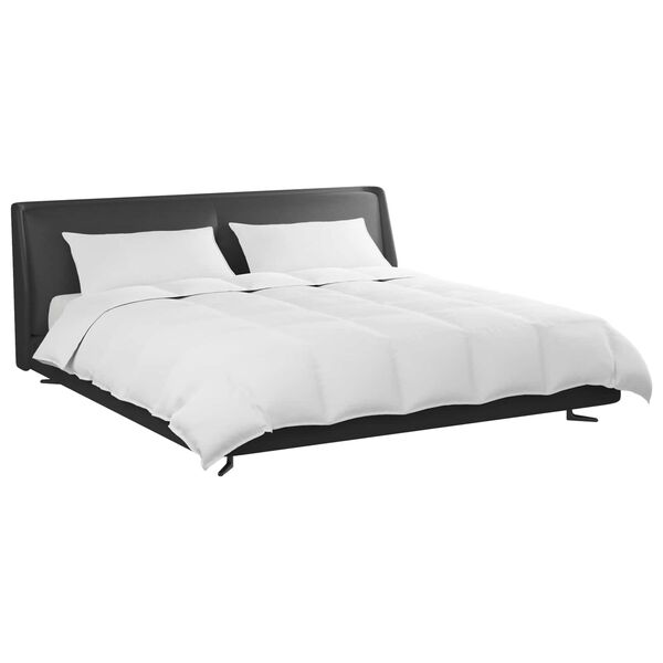 vidaXL R&uacute;mfatasett me&eth; kodda 3 pcs Hv&iacute;tt D&uacute;nfja&eth;rir